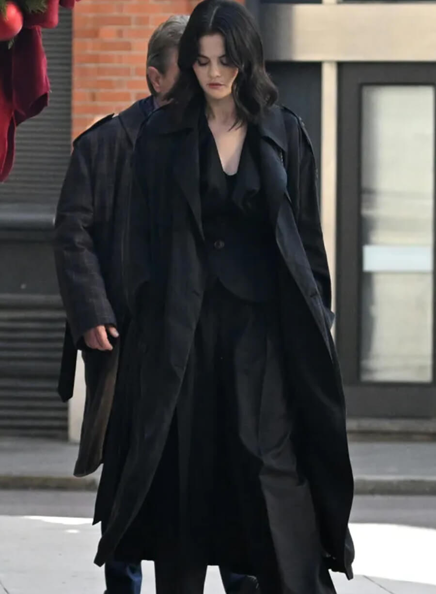 Selena Gomez Only Murders in London 2026 Trench Coat