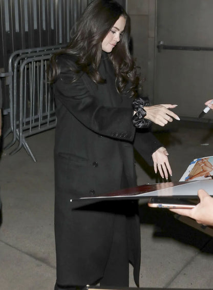 Selena Gomez Street Fighter Premiere Long Coat