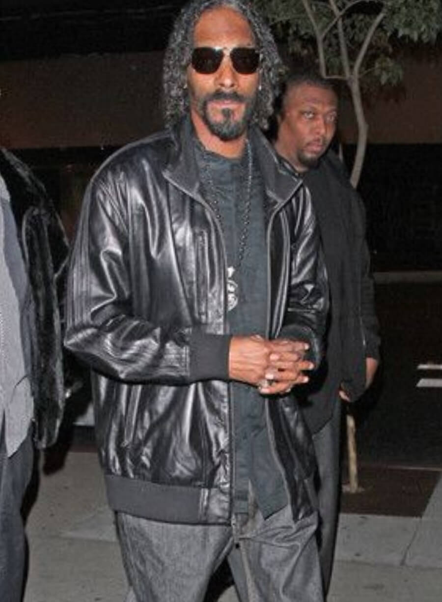 Snoop Dogg Bomber Leather Jacket