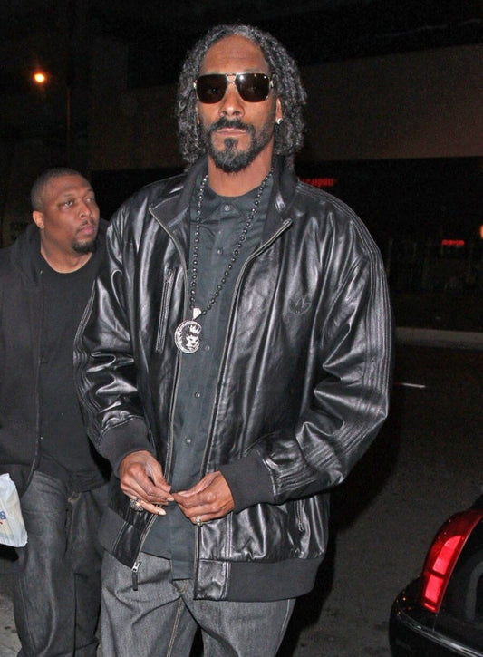 Snoop Dogg Bomber Leather Jacket