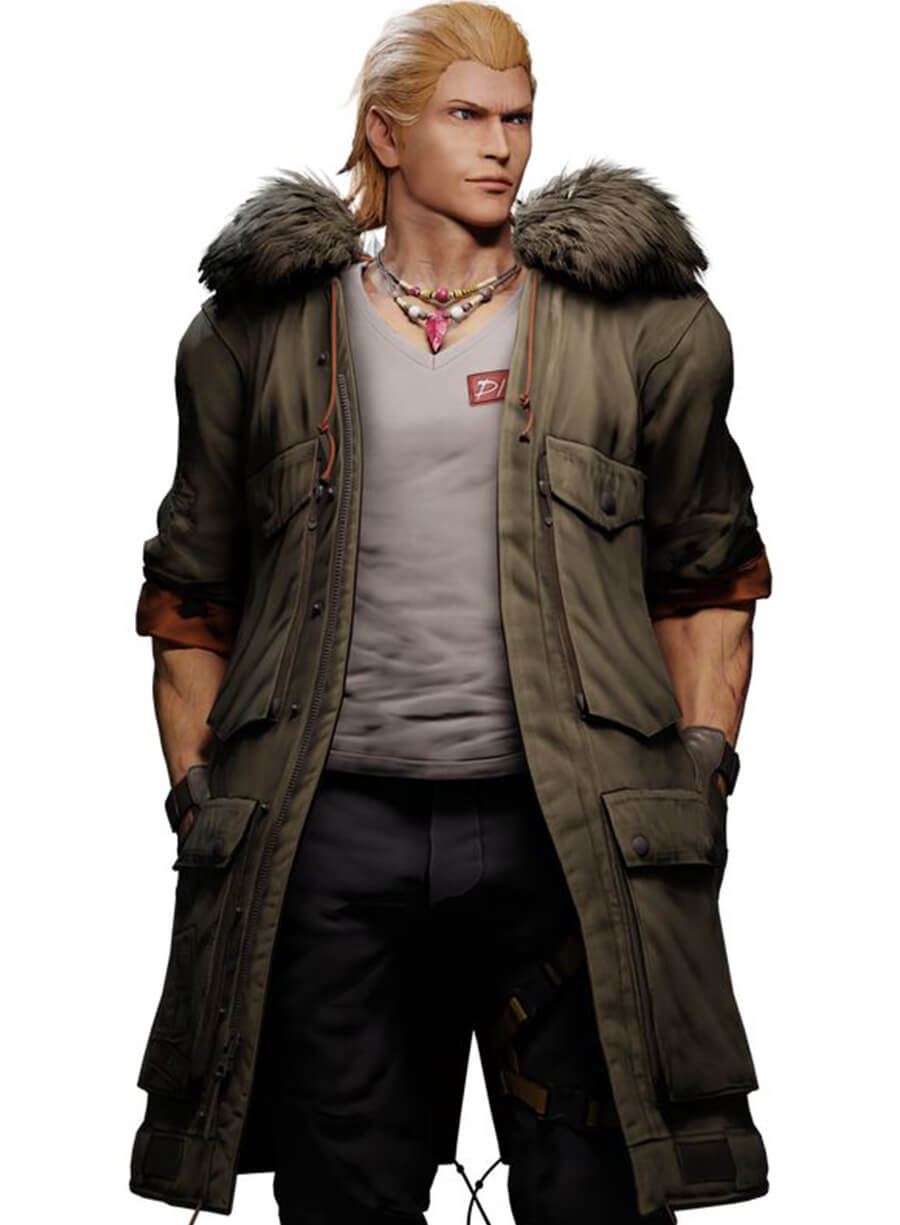 Steve Fox Tekken 8 Green Gaming Coat