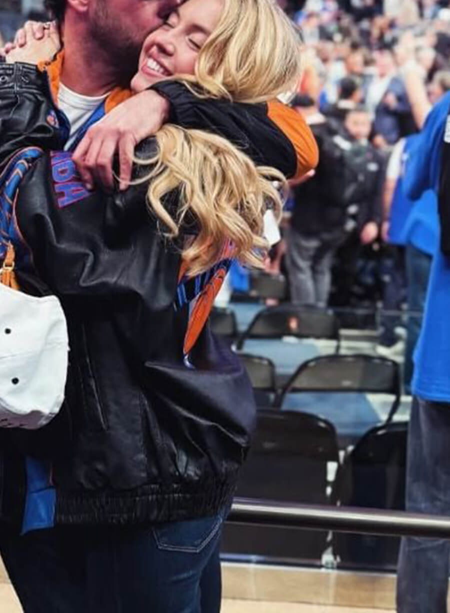 Sydney Sweeney Knicks Leather Jacket