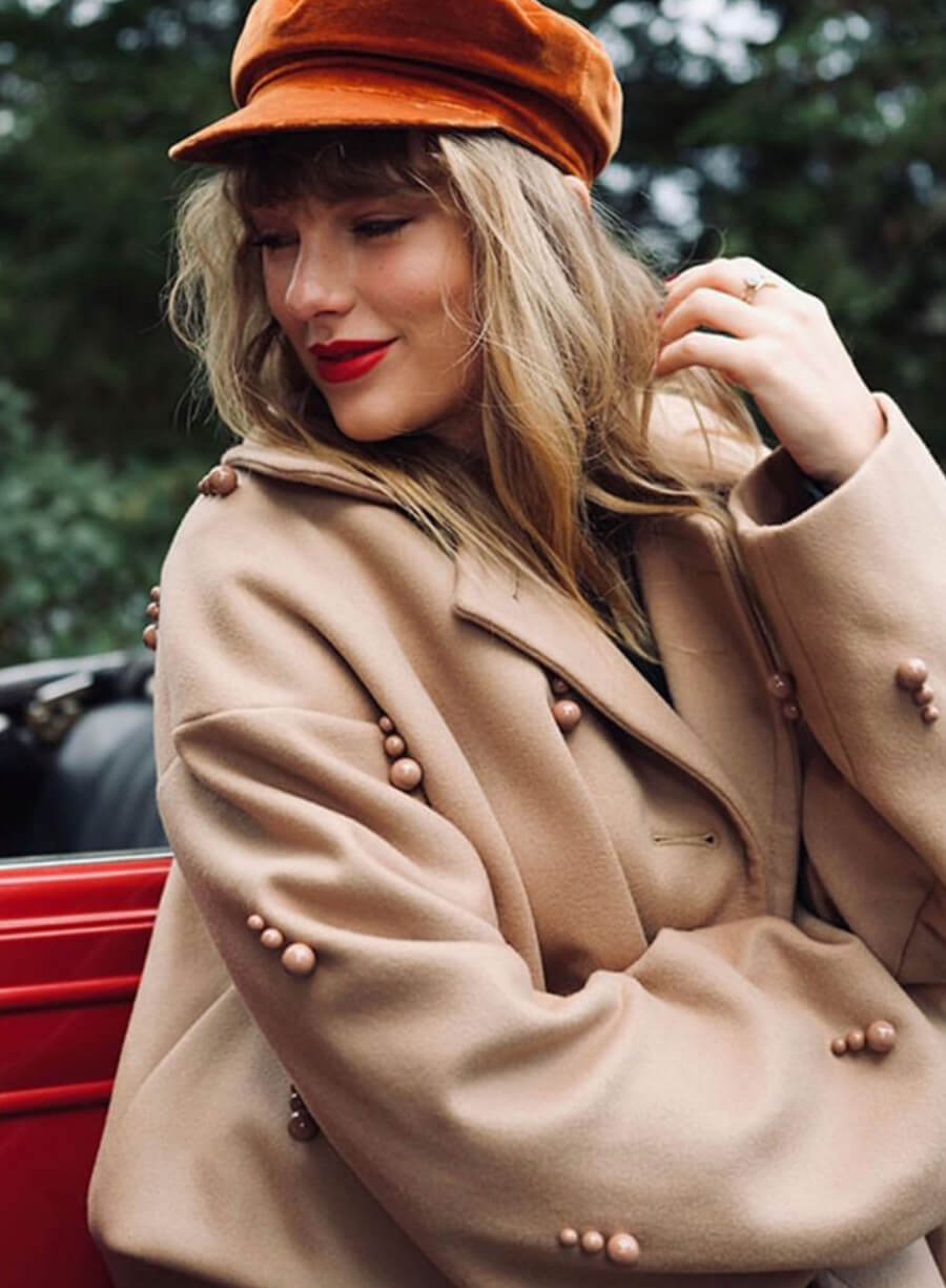 Taylor Swift All Too Well Beige Coat