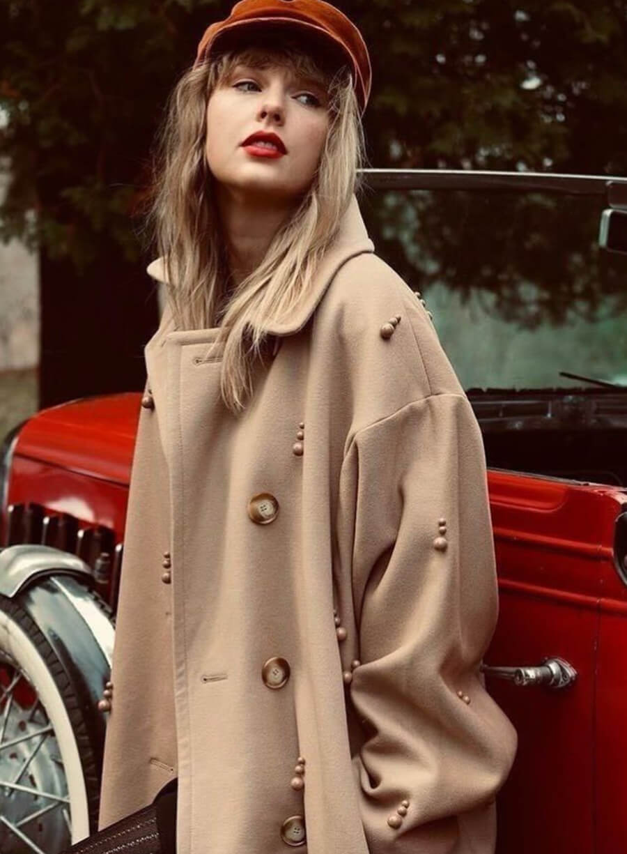 Taylor Swift All Too Well Beige Coat
