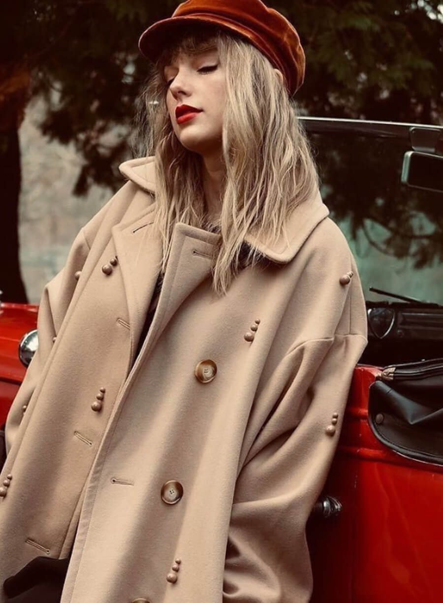 Taylor Swift All Too Well Beige Coat