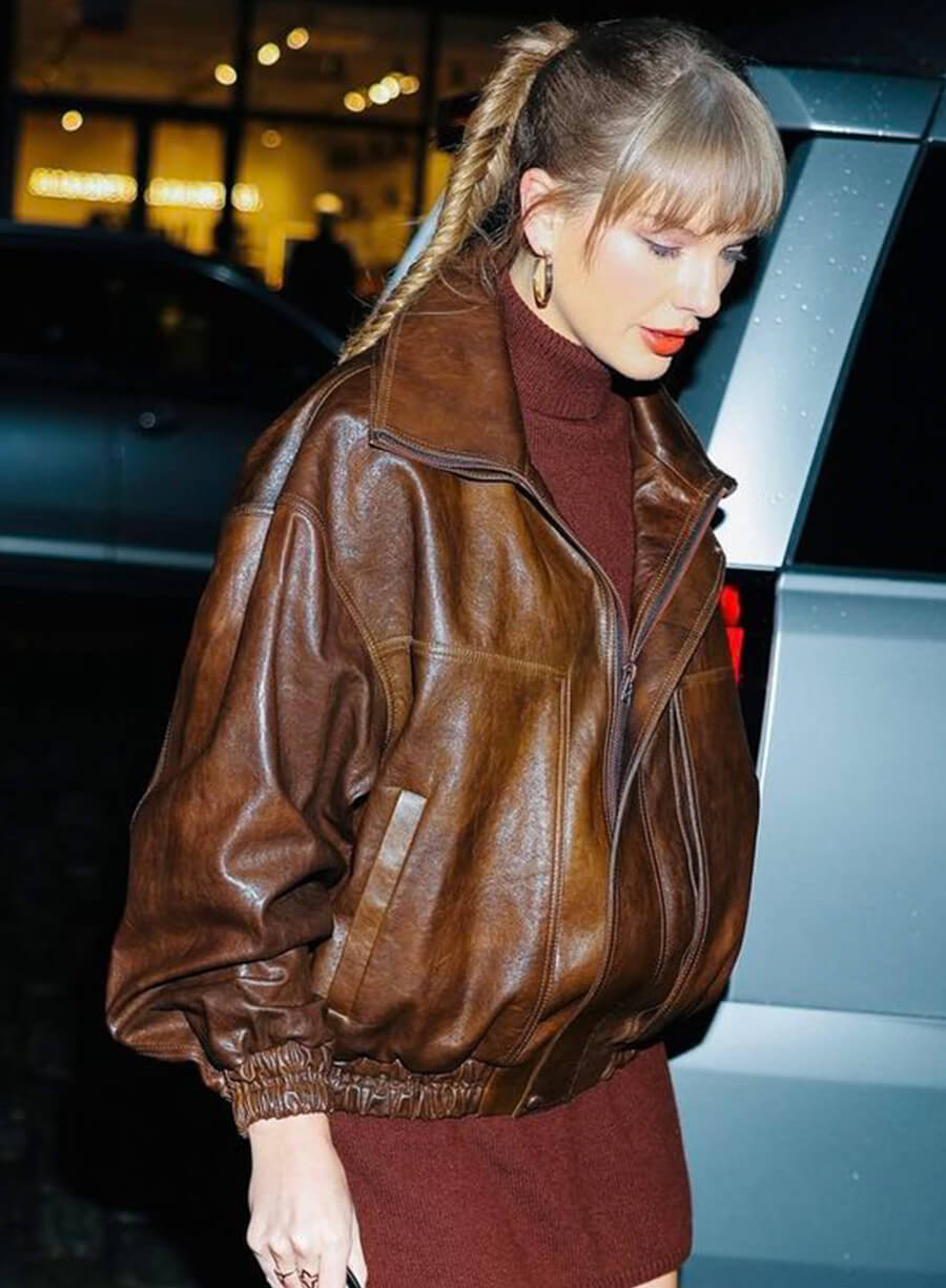 Taylor Swift Oversized Bomber Jacket