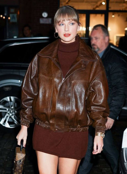 Taylor Swift Oversized Bomber Jacket