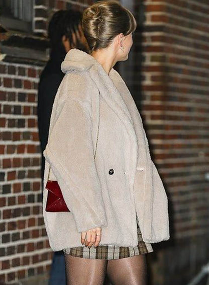 Taylor Swift The Late Show With Stephen Colbert Teddy Coat