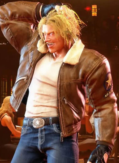 Terry Borgard Street Fighter 6 Leather Jacket