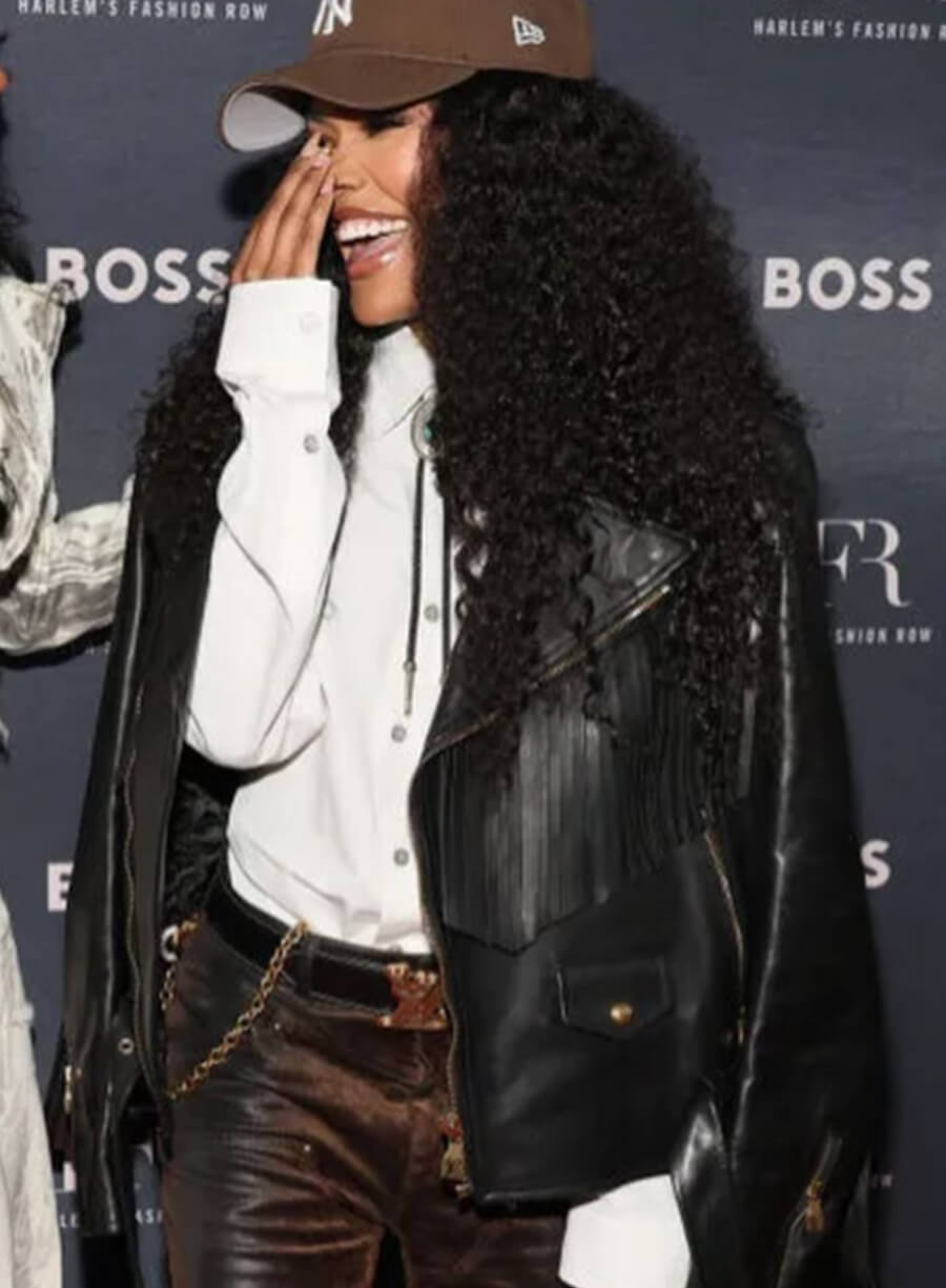 Teyana Taylor 17th Annual Harlem's Fashion Row Style Awards Biker Jacket