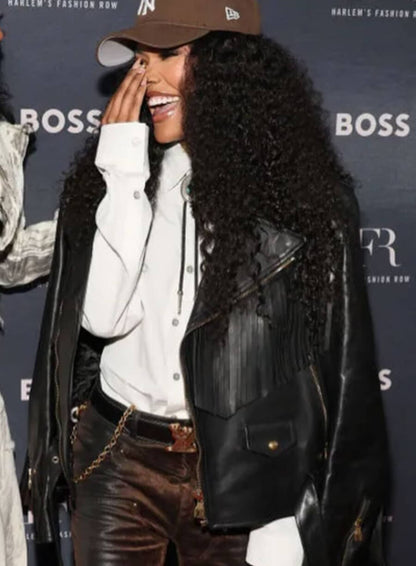 Teyana Taylor 17th Annual Harlem's Fashion Row Style Awards Biker Jacket