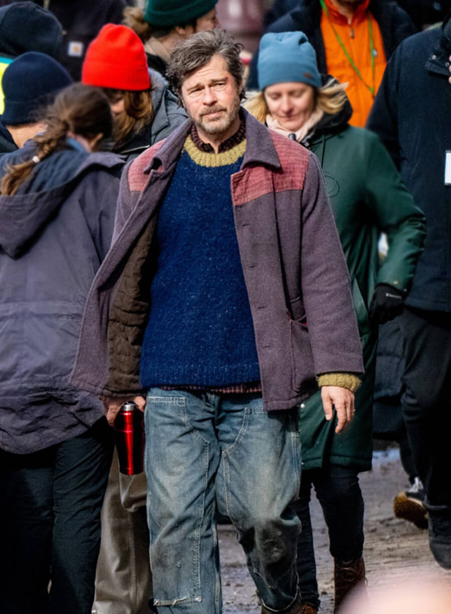 The Riders 2027 Brad Pitt Wool Jacket