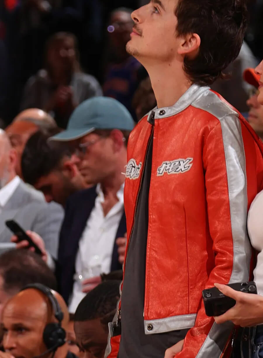 Timothée Chalamet Avirex Leather Jacket