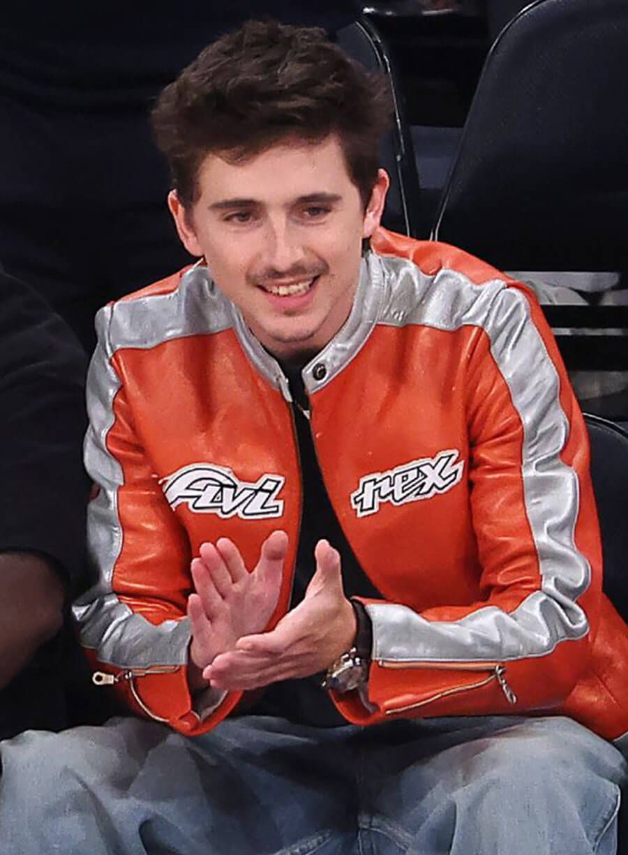 Timothée Chalamet Avirex Leather Jacket