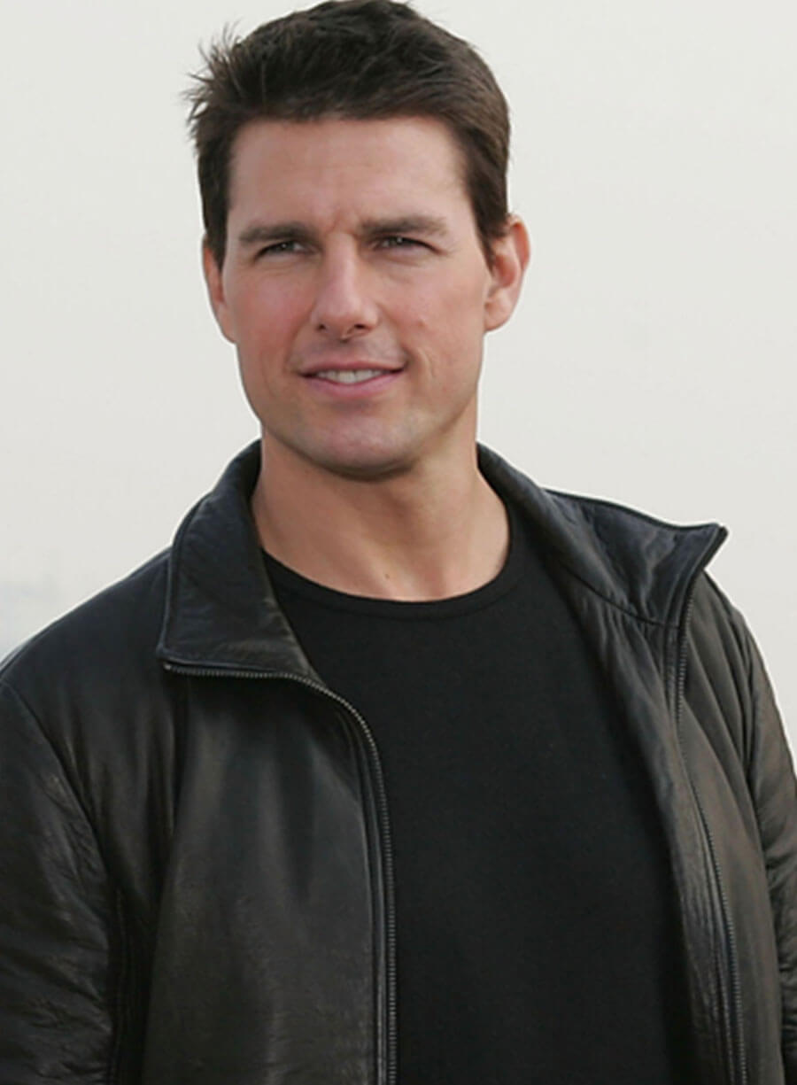 Tom Cruise Black Leather Jacket