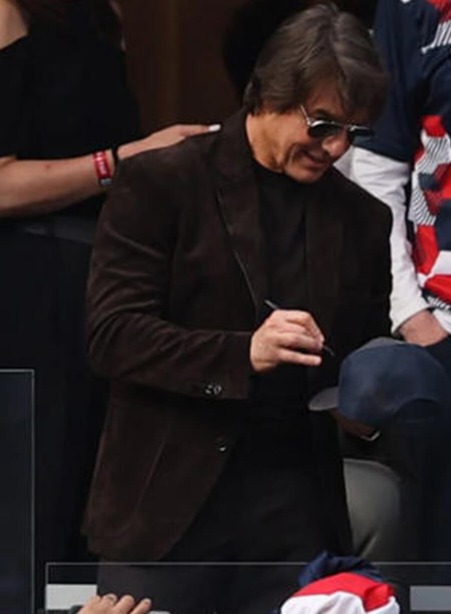 Tom Cruise FIFA World Cup 2026 Suede Blazer