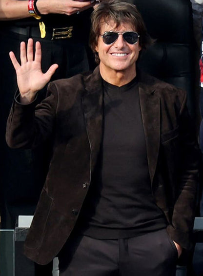 Tom Cruise FIFA World Cup 2026 Suede Blazer