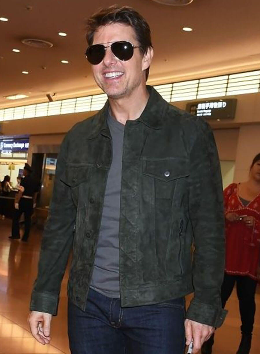 Tom Cruise Mission Impossible 6 Suede Jacket