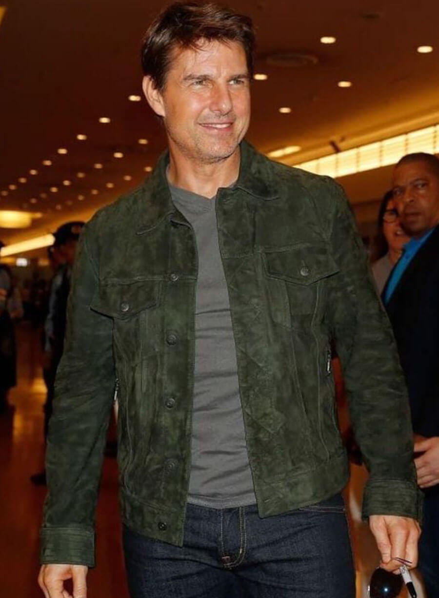 Tom Cruise Mission Impossible 6 Suede Jacket