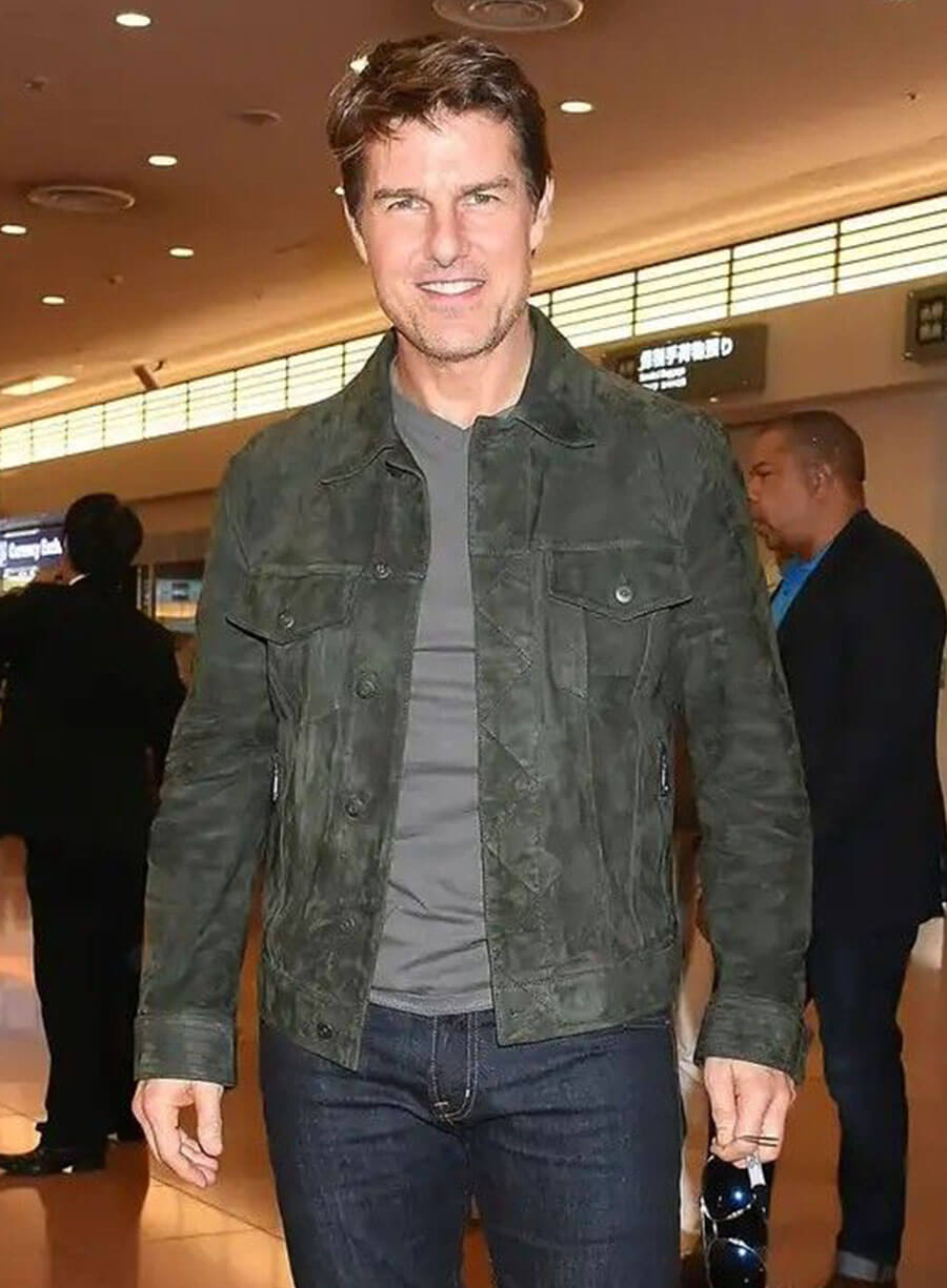 Tom Cruise Mission Impossible 6 Suede Jacket