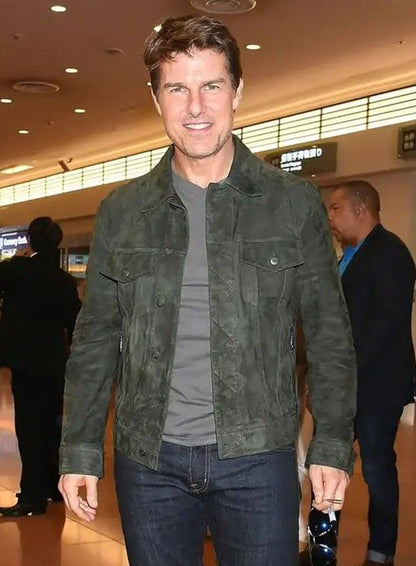 Tom Cruise Mission Impossible 6 Suede Jacket