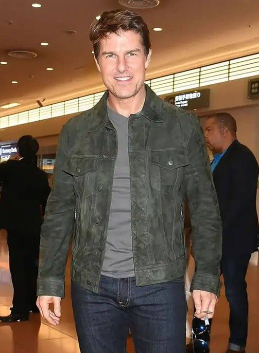 Tom Cruise Mission Impossible 6 Suede Jacket