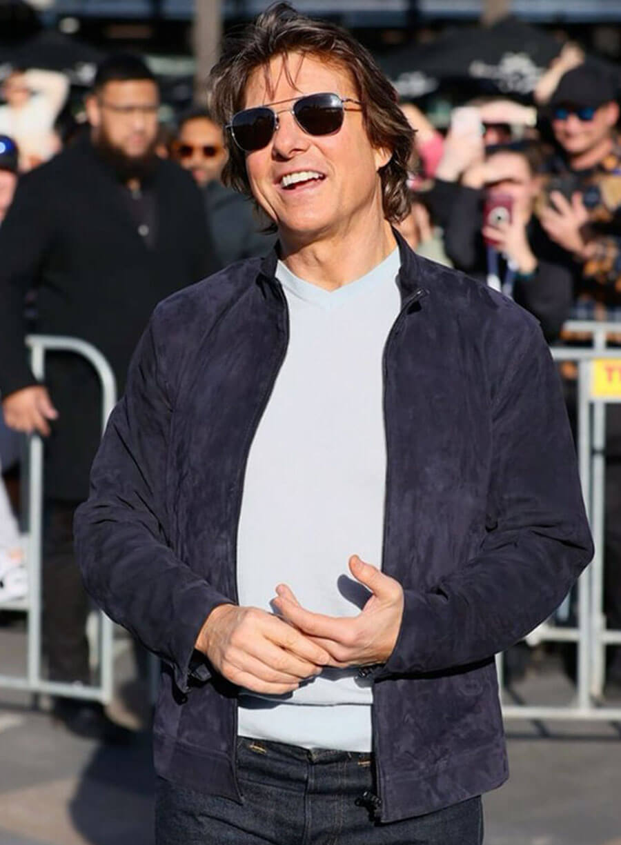 Tom Cruise Mission: Impossible – Dead Reckoning Part One Suede Jacket