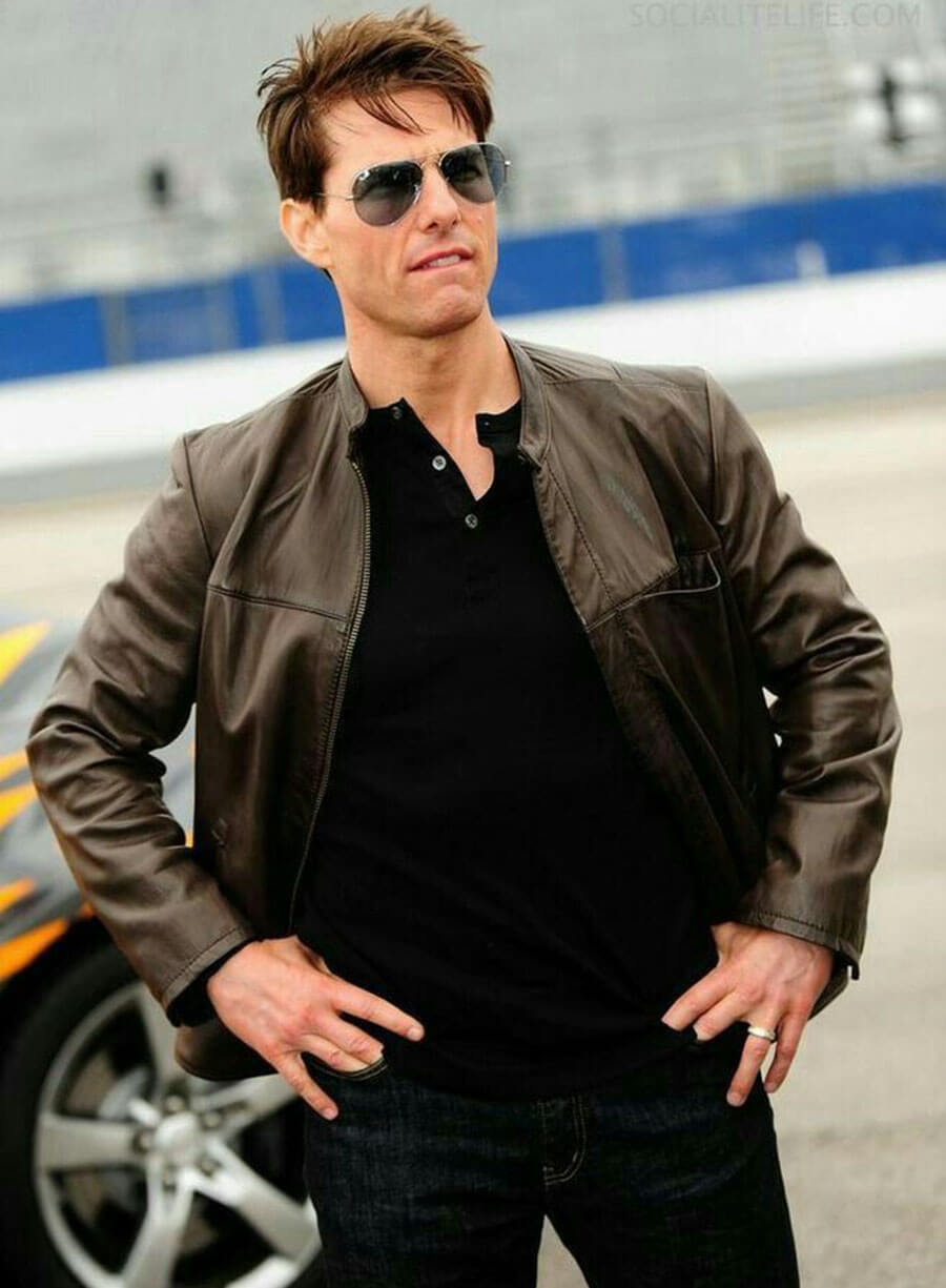 Tom Cruise NASCAR Sprint Cup Leather Jacket