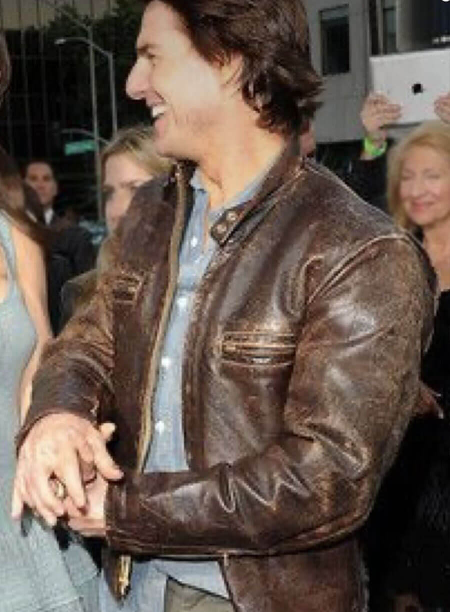 Tom Cruise The Kennedys Premiere Leather Jacket