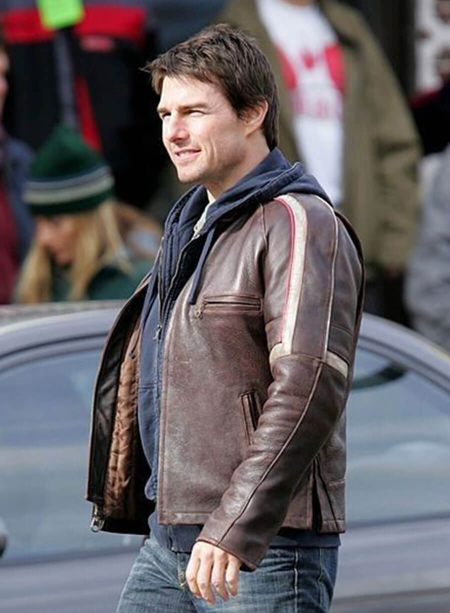 Tom Cruise War of the Worlds Leather Jacket