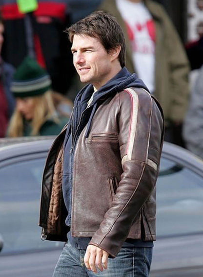 Tom Cruise War of the Worlds Leather Jacket