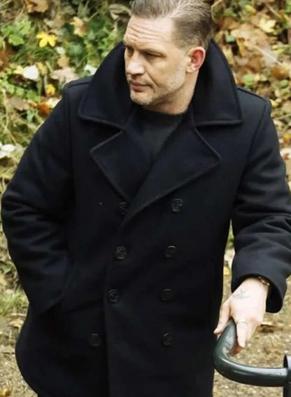Tom Hardy MobLand Black Coat