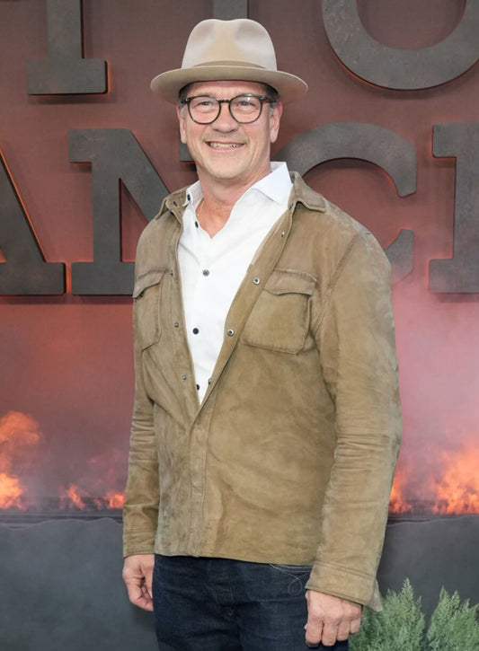 Ty Pennington Dutton Ranch Premiere 2026 Suede Jacket