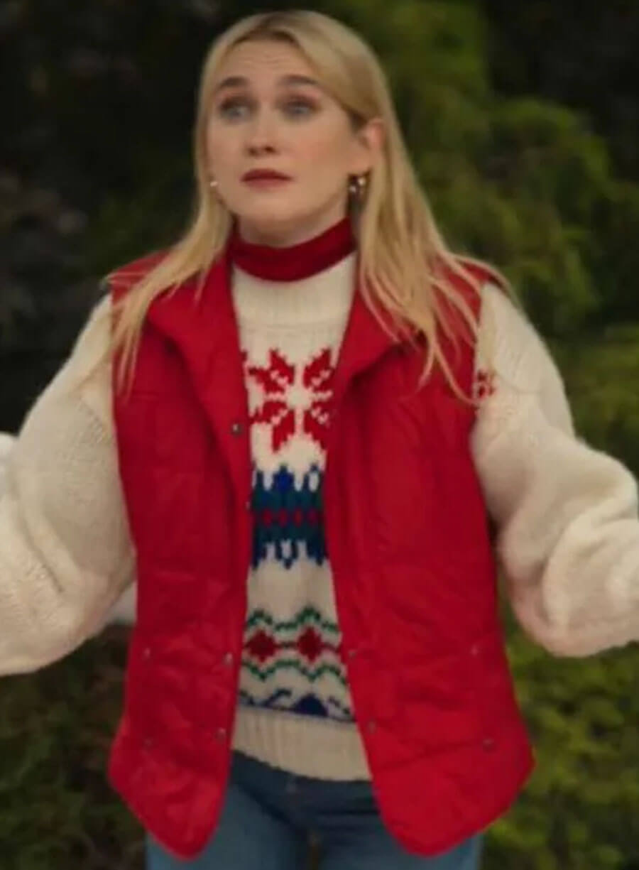 Veronika Slowikowska Mindy EXmas Red Vest