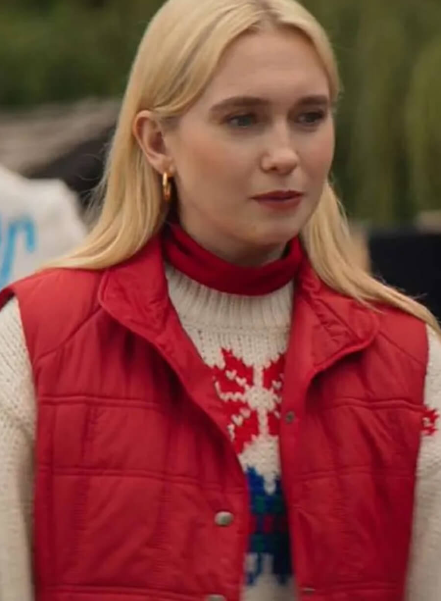 Veronika Slowikowska Mindy EXmas Red Vest