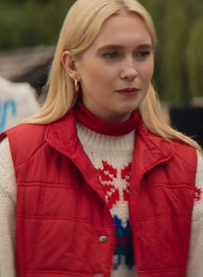 Veronika Slowikowska Mindy EXmas Red Vest