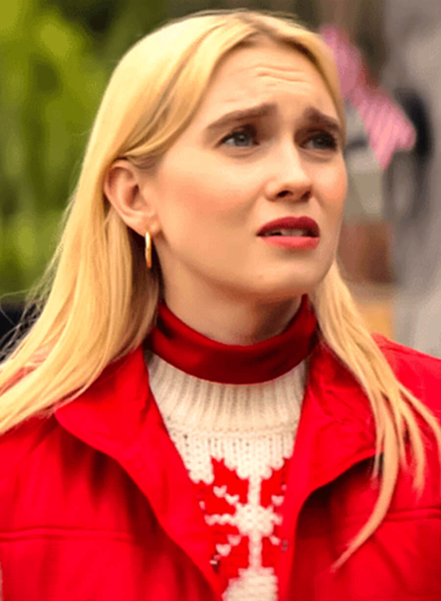 Veronika Slowikowska Mindy EXmas Red Vest