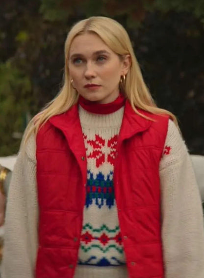 Veronika Slowikowska Mindy EXmas Red Vest