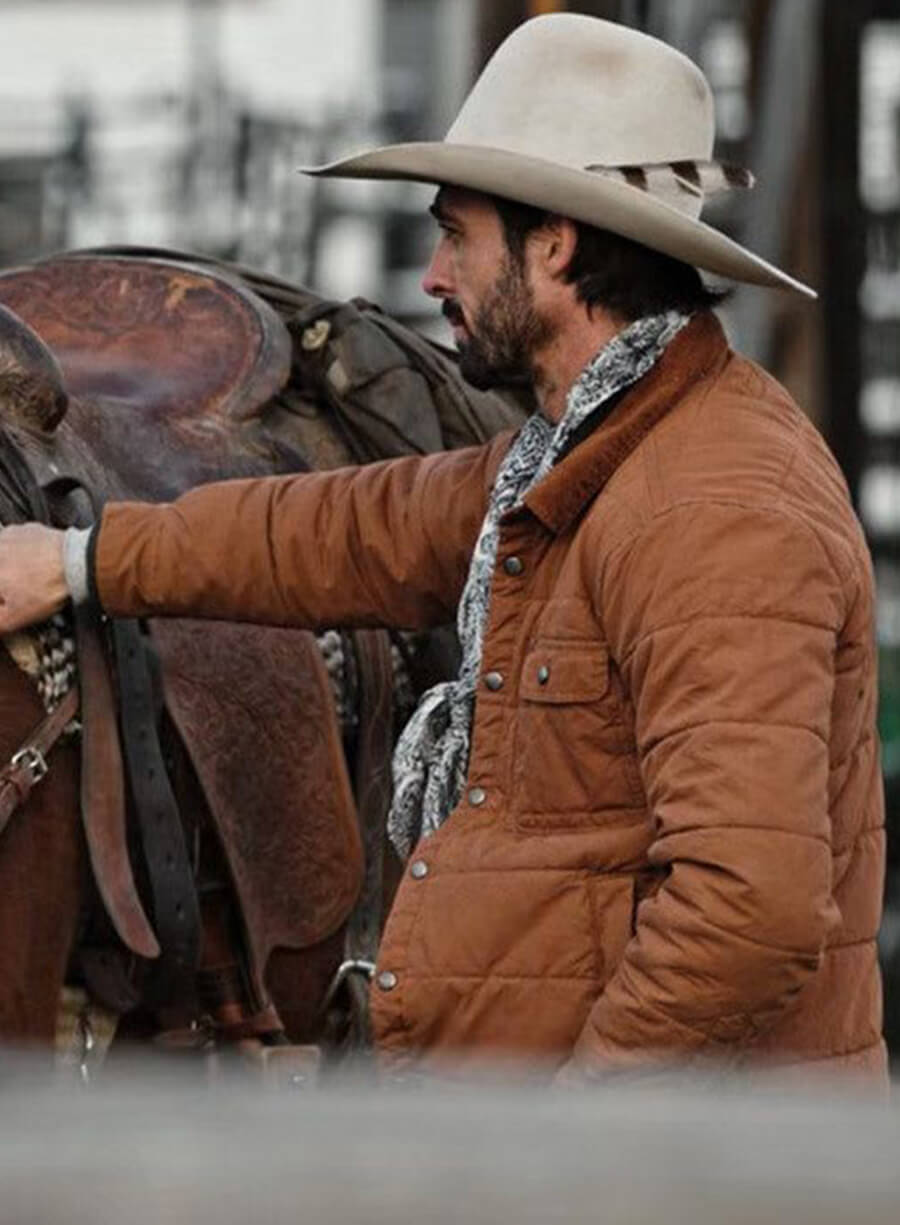 Walker Ryan Bingham Yellowstone Brown Jacket